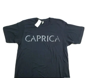Battlestar Galactica Caprica City Black M SYFY Shirt Authentic NBC NWT Licensed - Picture 1 of 7
