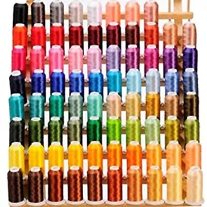 80 Spools 550Y Embroidery Polyester Machine Thread Compatible with Brother - Picture 1 of 6