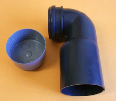 Anschlußgarnitur Anschlußbogen 90x110 zu Geberit  Duofix WC # 9301756 - Bild 1 von 2