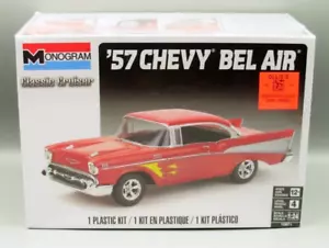 ‘57 CHEVY BEL AIR CLASSIC CRUISER MONOGRAM MODEL-KIT 1:24 SCALE MINT in BOX - Picture 1 of 6