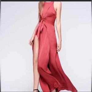 NWT Revolve Stylestalker Hera Maxi Dress in Earth Red Size Small - Picture 1 of 14