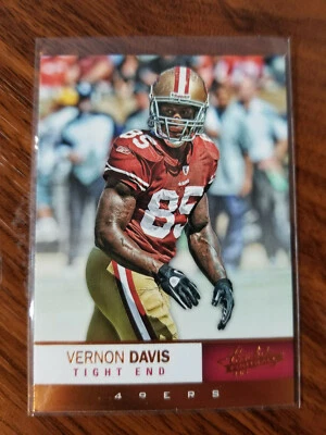 2012 Panini Absolute NFL football #81 Vernon Davis 49ers - Image 1 of 2