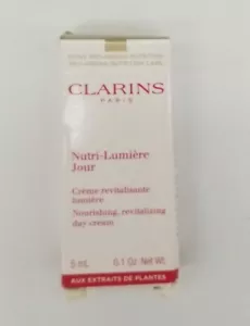CLARINS Nutri Lumiere Jour Revitalizing Day Cream Travel 5ml Nourishing - Picture 1 of 2