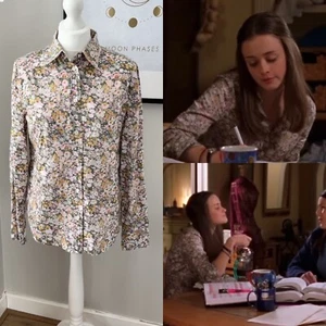 Extremely RARE Floral Shirt As Seen On Rory Gilmore - Picture 1 of 6