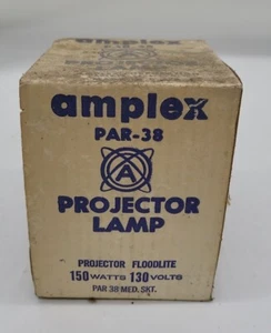 Vintage Amplex PAR 38 PROJECTOR LAMP Made in USA - Picture 1 of 6