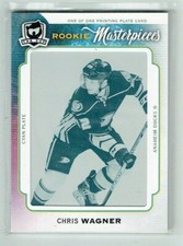 14-15 UD Upper Deck The Cup  Chris Wagner  1/1  Printing Plate  Rookie