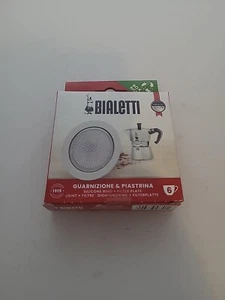 Placa de filtro Bialetti 6 tazas Moka Pot y 1 sello de silicona, Moka Express e Inductio - Imagen 1 de 6