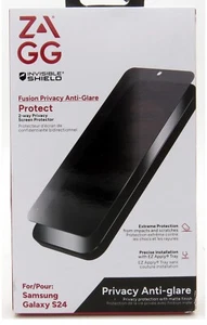 Protector de pantalla de privacidad ZAGG Invisible Shield Fusion para Galaxy S24 nuevo - Imagen 1 de 2