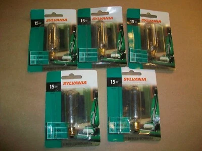 5PC  REPLACEMENT BULBS FOR OSRAM SYLVANIA 15T6/BL 145V 15W 145V - Image 1 of 2