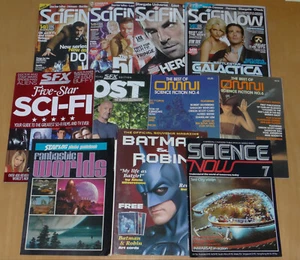 11 x Science Fiction Magazines: Omni, SCI-FI Now, Batman, SFX, Fantastic Worlds - Picture 1 of 7