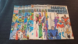 1989 MARVEL COMICS OFFICIAL HANDBOOK OF THE MARVEL UNIVERSE LOT OF 12 (#1-20) - Picture 1 of 5