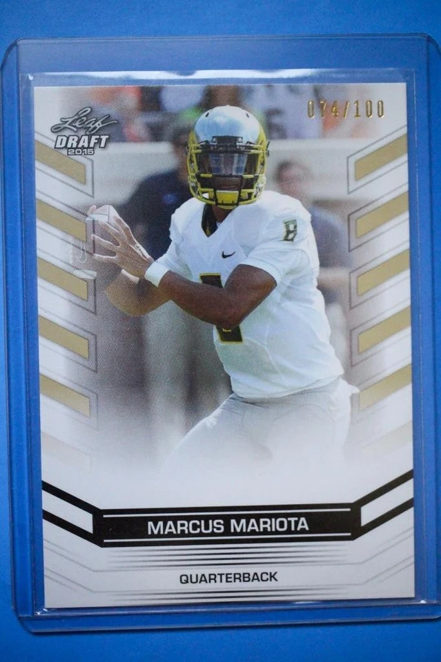 2015 Leaf Draft Special Issue Marcus Mariota #03 Oregon Ducks /100 - Image 1 of 1