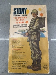 Vintage 1960’s Stony Stonewall Smith By Marx Original Box And Parts List - Bild 1 von 8