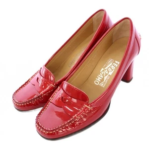 Salvatore Ferragamo Pumps Damen Größe 6 Rot Lackleder - Bild 1 von 7