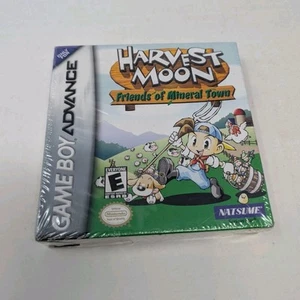2002 NINTENDO GAMEBOY ADVANCE GBA HARVEST MOON FRIENDS OF MINERAL TOWN SEALED - Picture 1 of 14