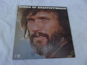 Kris Kristofferson - Songs Of Kristofferson Vinyl Record LP - Foto 1 di 2
