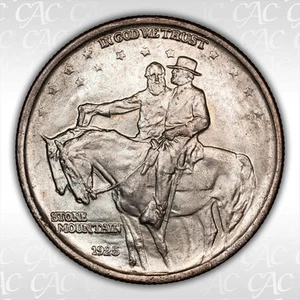 1925 50C Stone Mountain CACG MS 66  - Picture 1 of 4