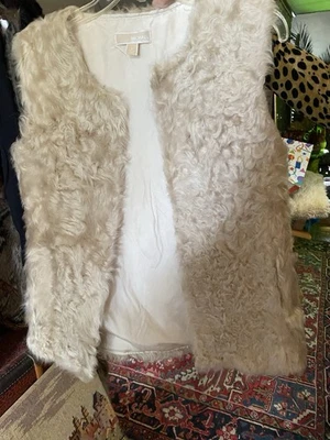 Chaleco Michael Kors 100 % piel de cordero real Foto 1 de 4