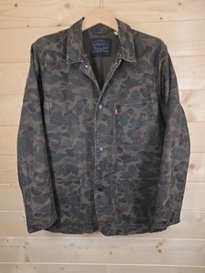 Levis Chore Jacke Herren XL Camouflage Khaki Camouflage Engineers Canvas Utility Worker - Bild 1 von 19