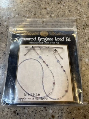 NUEVO RARO KIT DE PLOMO PARA GAFAS ATESORADAS MILL HILL "ZAFIRO AMATISTA" Foto 1 de 2