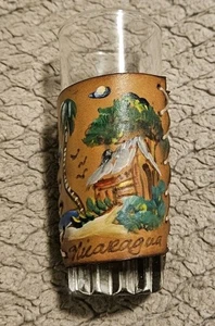 Vaso de chupito con funda de cuero Nicaragua - Imagen 1 de 5