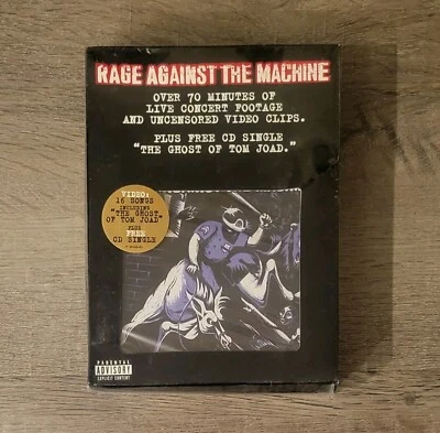 RAGE AGAINST THE MACHINE Live Concert VHS The Ghost Of Tom Joad CD Sealed Promo - Image 1 of 4
