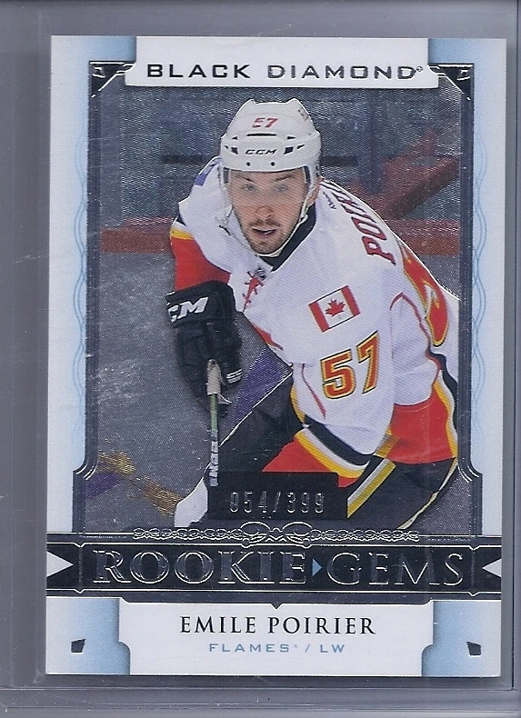 15-16 2015-16 BLACK DIAMOND EMILE POIRIER ROOKIE GEMS /399 RG-EP CALGARY FLAMES - Image 1 of 1