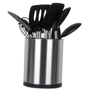 Kitchen Utensil Holder for Countertop 360° Rotating Utensil Caddy Large - Picture 1 of 7
