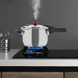 3L Family Pressure Canner Cooker Stainless Steel Pressure Pot Kitchen Cookware - Picture 1 of 19