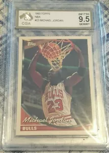 Topps Michael Jordan Chicago Bulls 1993 graduado 9,5 gema como nuevo - Imagen 1 de 1