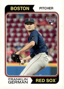 2023 Topps Heritage #77 Franklin German RC Boston Red Sox - Picture 1 of 2