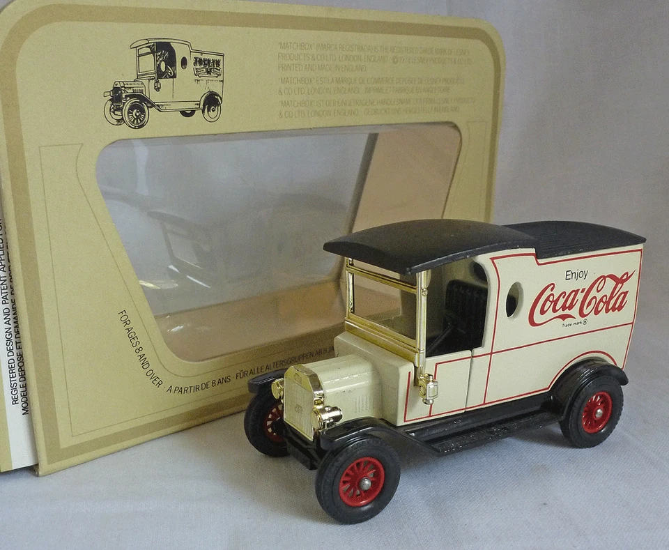 MATCHBOX MODELS OF YESTERYEAR Y12-3 1912 COCA COLA FORD MODEL T.New Boxed - Image 1 of 1