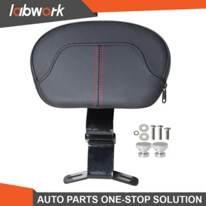 Labwork Front Driver Rider Backrest Pad For Touring CVO Road King Glide 09-22 - Picture 1 of 11