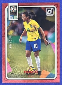 MARTA 2023 Donruss FIFA Women's World Cup RED FOIL PARALLEL #202 12/299 BRAZIL B
