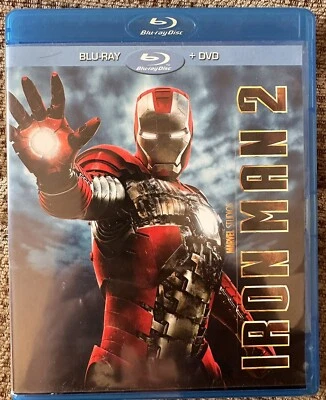 Iron Man 2 Blu-ray + DVD (2010) Robert Downey Jr (DIR) cert 12 3 discs - Image 1 of 3