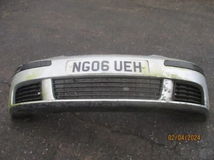 2006 VW VOLKSWAGEN GOLF MK5 FRONT BUMPER SILVER - Picture 1 of 6