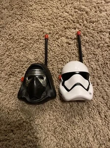 Star Wars Disney Character Walkie Talkies Kylo Ren First Order Trooper B1 - Picture 1 of 2