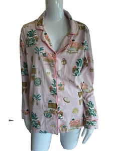 Top de pijama Bed Head X dorado para niñas grande raro rosa algodón orgánico - Imagen 1 de 6