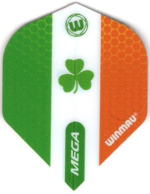 Flag of Ireland WINMAU Dart Flights: 3 per set