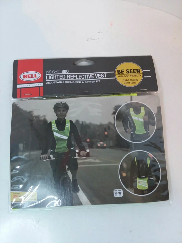 Bell Insight 800 LED 3m Reflective Visibility Vest Yellow