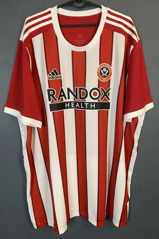 MEN'S SHEFFIELD UNITED 2021/2022 HOME SOCCER FOOTBALL SHIRT JERSEY SIZE 3XL XXXL Cover