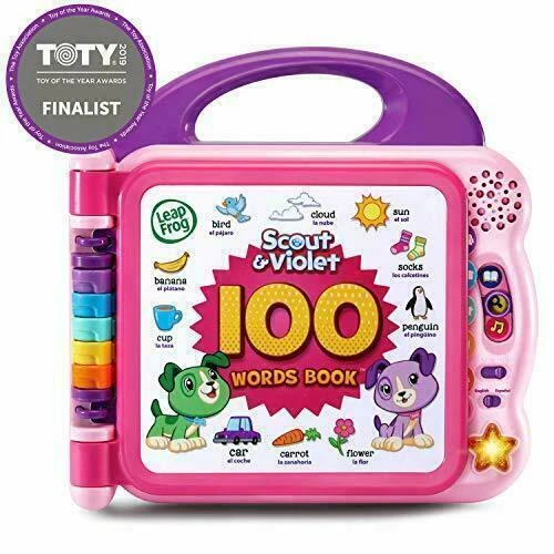 LeapFrog 80-601560 Scout and Violet 100 Words Book - Purple