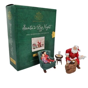 Hallmark Ornaments 2002 Santa's Big Night, Keepsake Ornaments Collector's Club - Picture 1 of 20