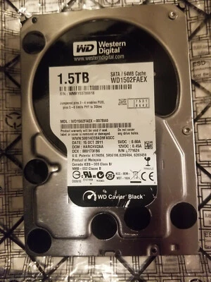 WD WD1502FAEX-007BA0 1.5TB 3.5" HD SATA DCM HARCHV2AA WD1502FAEX - Image 1 of 3
