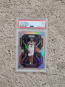 2022 Panini Prizm Evan Mobley Silver Prizm SP Rookie #325 Cavaliers RC PSA 7 - Picture 1 of 2