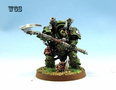 Warhammer 40K WGS Painted Chaos Space Marines Typhus Herald of Nurgle CSM036 - Image 1 of 4