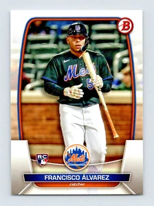2023 Bowman #49 Francisco Alvarez RC New York Mets - Picture 1 of 2
