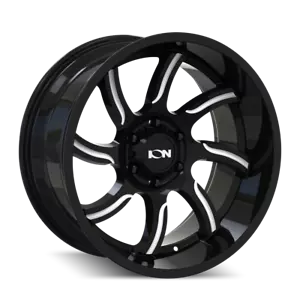 Ion Type 151 6x139.7 20x9+0 Gloss Black/Milled 151-2983M0 - Picture 1 of 1