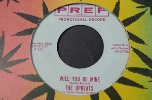 DEMO PROMO-THE UPBEATS-WILL YOU BE MINE-PREP - Picture 1 of 2