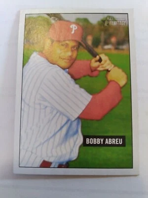 2005 Bowman Heritage #52 - Bobby Abreu - Philadelphia Phillies - Image 1 of 2